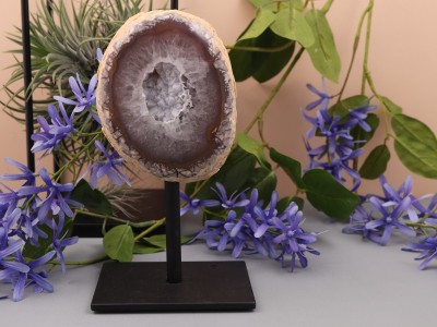 Afbeelding van Agaat Geode op Standaard 915 gram