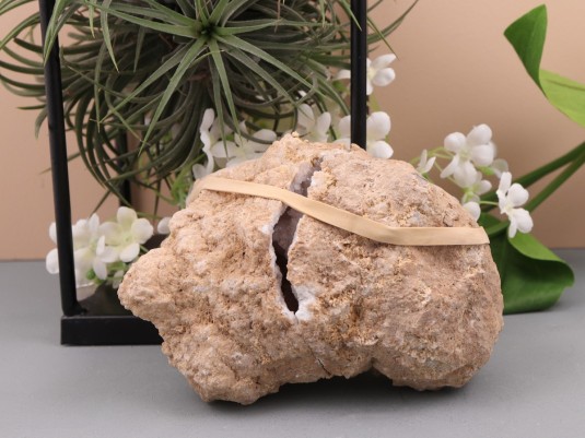 Afbeelding voor Bergkristal Geode Set 596 gram